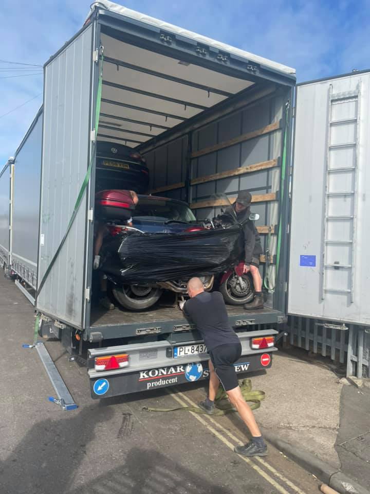 scrap motorbike